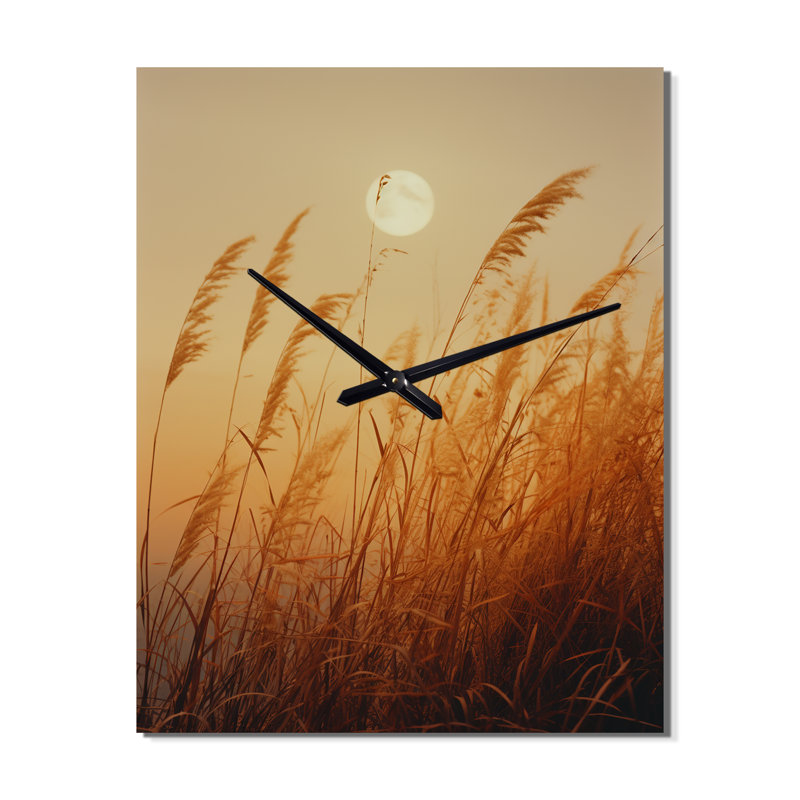 Carithers - Horloge murale lune, Très grand
