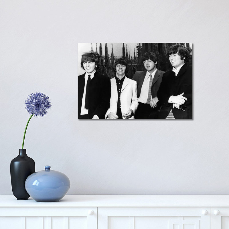 The Beatles, 1965 - Wrapped Canvas Print, 30.48 cm H x 45.72 cm W