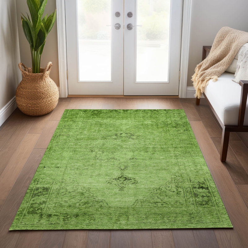 Tapis intérieur / extérieur Ayush, Rectangle 5 pi x 7 pi 6 po
