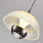 1 - Light Black LED Dome Pendant