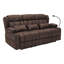 Sofa 3 places inclinable manuel, canapé inclinable avec rangement dissimulé, porte-gobelets et supports pour téléphone, fauteuil de cinéma maison avec tiroir-1651382820
