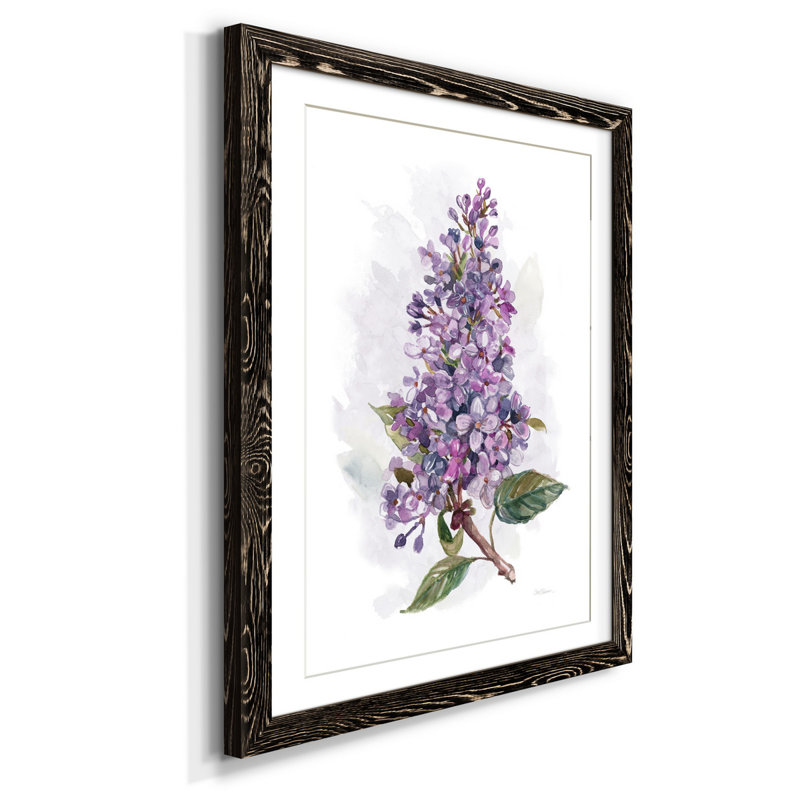 Awash In Lilac I - impression, Noir, H 37,5 po x l 27,5 po x P 1,5 po