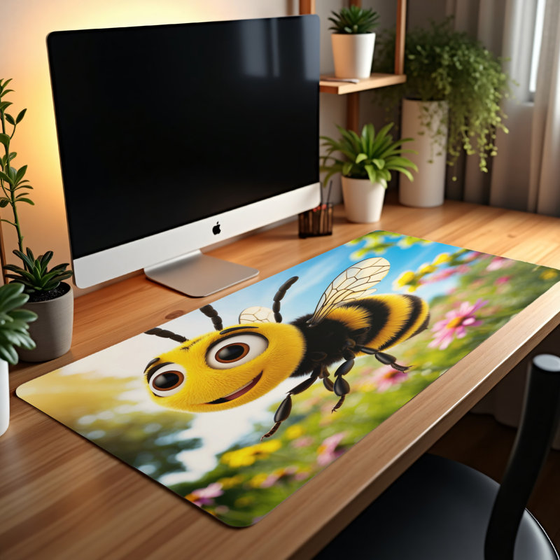 Polyester Desk Pad, 14.4x12.1