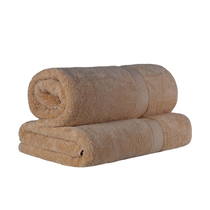 Renata Ensemble de draps de bain en coton égyptien 800 g / m² 2 pièces Renata , Latte