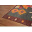 Tapis coloré en laine 5 x 8