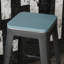 Siège en polyrésine toutes saisons Hucheson pour tabourets et chaises en métal coloré-73434891