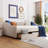 Versatile Upholstered Daybed with Drawers for Extra Storage and Comfort-43281653-43281649