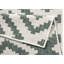 Malta flat-weave rug in green/cream-25281456