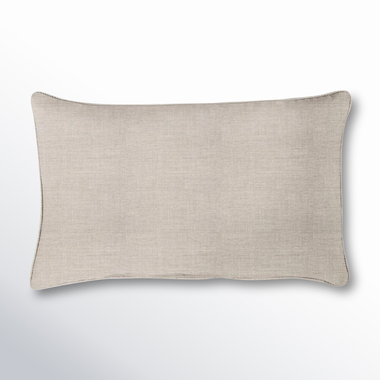 Ashish Outdoor Sunbrella Rectangular Pillow Cover & Insert, Black, Rectangle 16" H x 26" W
