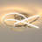 Kamorion 1-Light LED Flush Mount Ceiling Triac Dimmable Flower Shape-1985873205