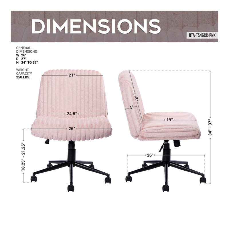 Chaise croisée sport rose