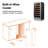 14.8" W 33 Bottle Wine Fridge 40-65 ℉ Built-in/Freestanding Compressor Constant Temperature Cooling Wine Refrigerator With Low Noise Adjustable Wooden Shelves Double Layer UV Protection Fingerprint Resistant Glass Door Activated Carbon Filter