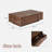 Rectangular Sliding Top Coffee Table With 2 Drawers And 2 Hidden Storage Compartments