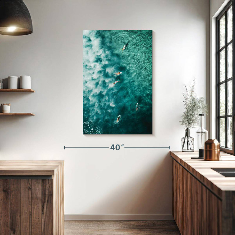 Senne Before A Wave, 39" H x 26" W