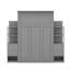 Lit escamotable double avec tablettes, tiroirs et DEL-424985401-424985402