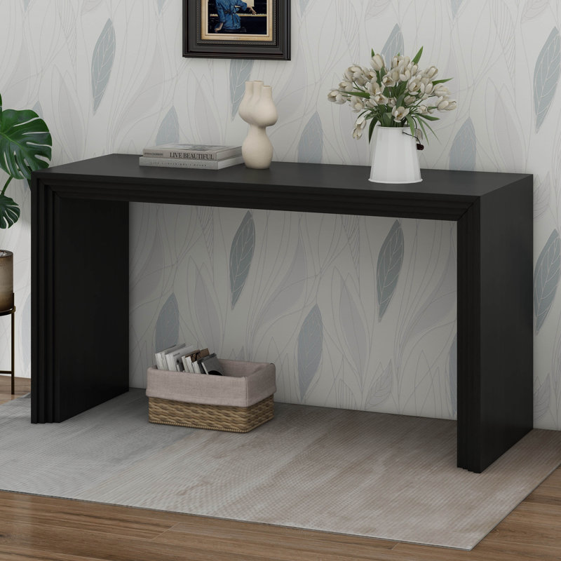 Console Modern Farmhouse, Noir