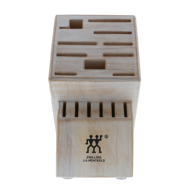 Zwilling JA Henckels Twin 16 Slot Knife Block, Rustic White
