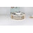 20" Copelynn Hobo Flush Mount Ceiling Fan with Light and Remote Control Low Profile Fanlght 6-speed Reversible DC Motor for Bedroom