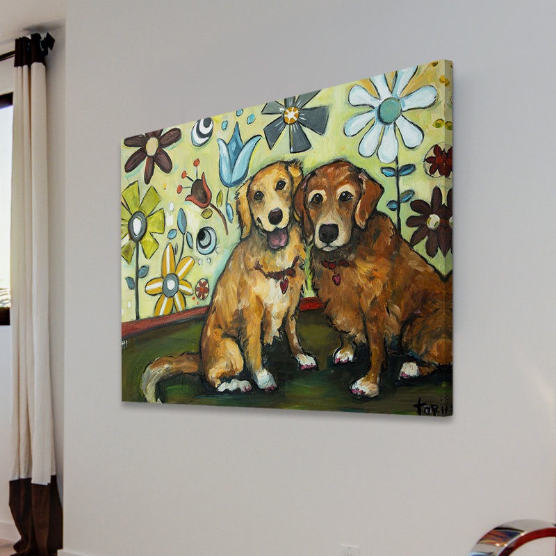 « lab bestings », reproduction de peinture à l’huile sur toile tendue, H 24 po x l 31 po x P 1,5 po
