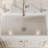 Karran 33" Single Bowl Panel Front Farmhouse Fireclay Kitchen Sink with Reversible Apron-102676106