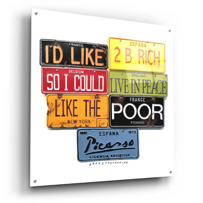 " Picasso Like 2 B Rich " by Gregory Constantine