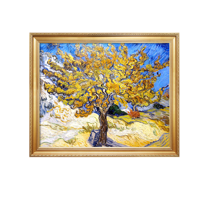 «The Mulberry Tree» par Vincent Van Gogh, reproduction d'art par Vincent Van Gogh - reproduction sur toile, H 30 po x l 24 po