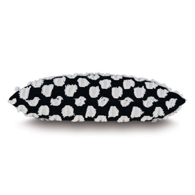 Luton Fil Coupe Decorative Pillow In Domino