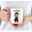 Grande tasse personnalisée en chocolat pour enfants au lait en céramique, magicien aux cheveux bruns avec baguette magique, paquet de 1-750205453
