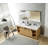 71'' Double Bathroom Vanity with Marble Top