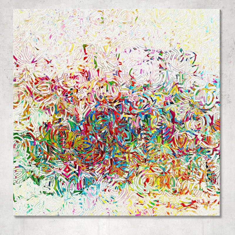«Abondamment pardonné. «Isaiah 55: 7», impression sur toile, H 28 po x l 28 po x P 1,5 po, Toile tendue