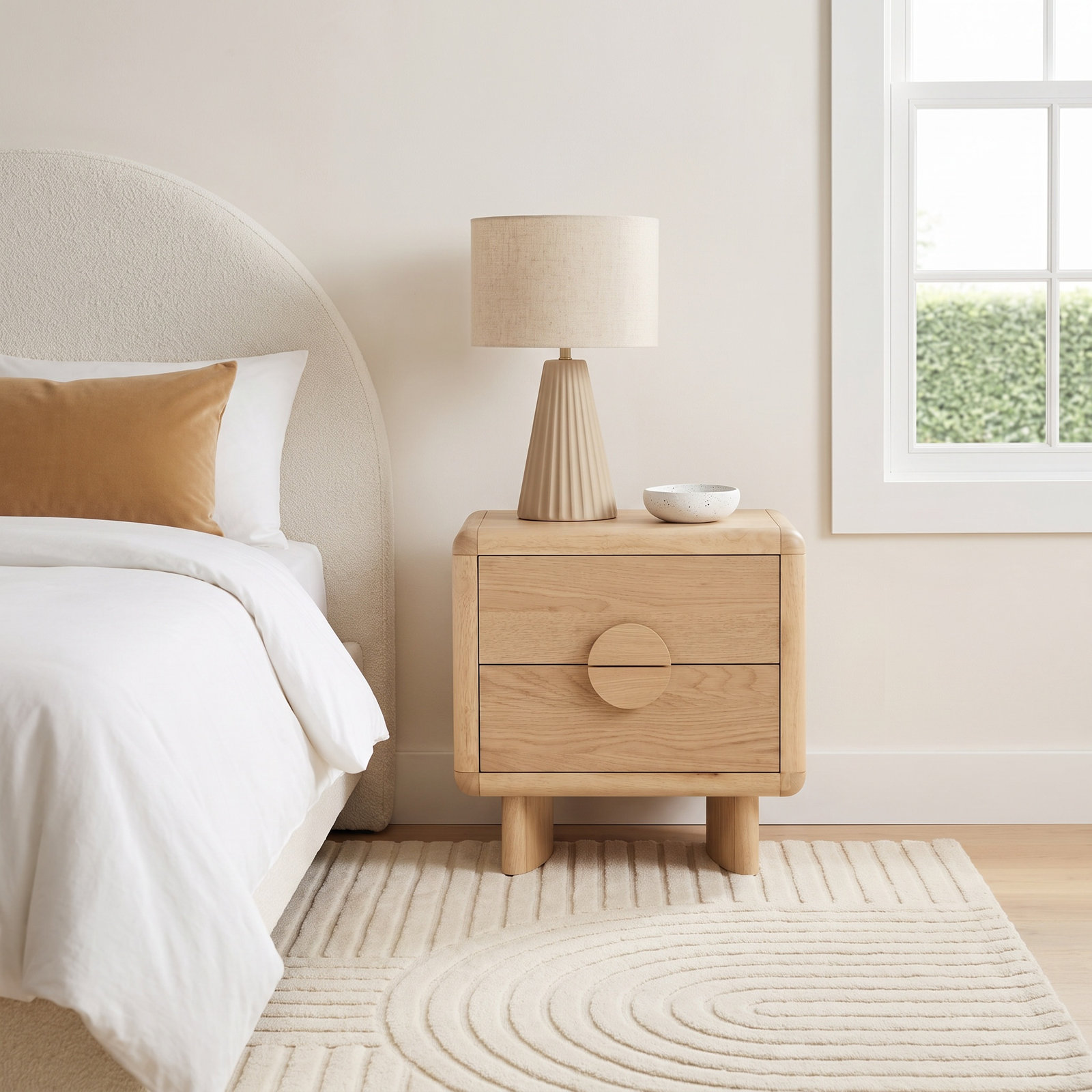 Circa Nightstand, Light Oak