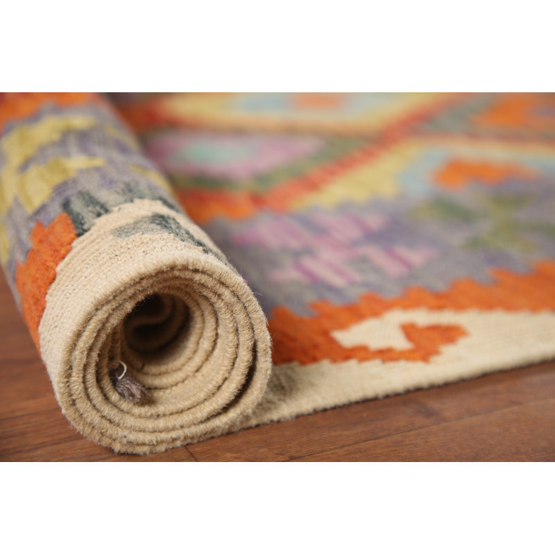 Tapis oriental géométrique Kilim 7 x 10