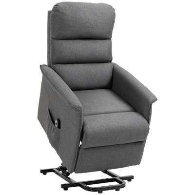 Electric Power Lift Recliner Chair For Elderly, Fabric Lift Chair With Remote Control