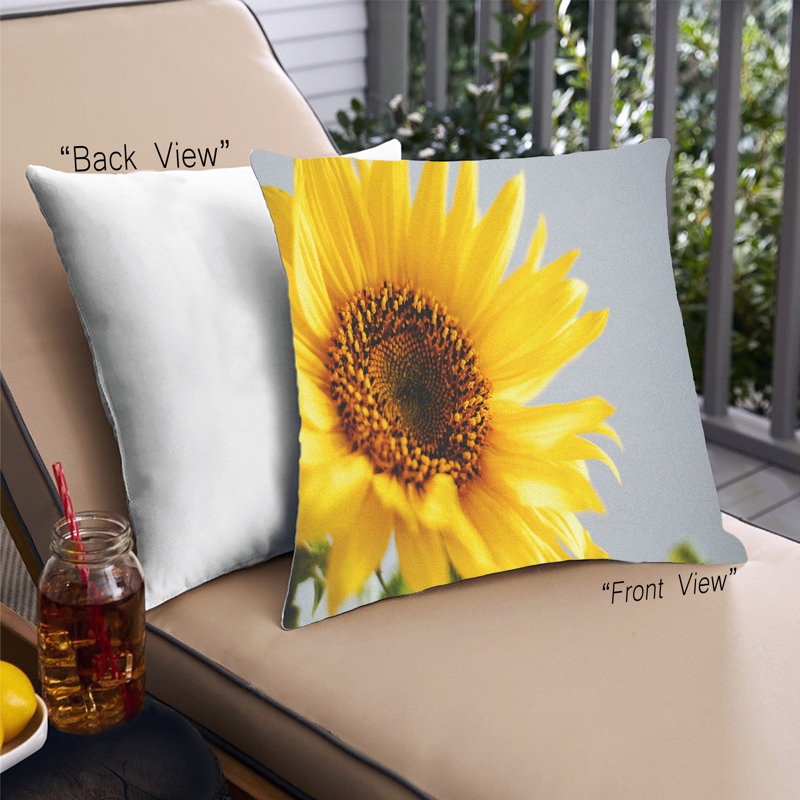 Coussin décoratif Color Focus jaune 98, Synthétique