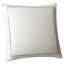 Taie décorative carrée 100% coton 26 po x 26 po Chelsea Ivory