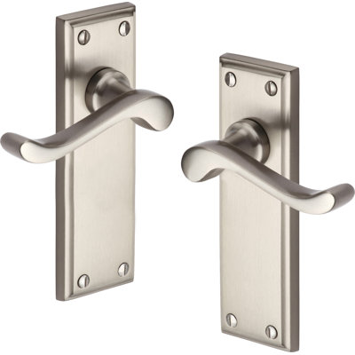 Heritage Brass Edwardian Door Handle Kit