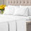Ensemble de draps 6 pièces, draps rafraîchissants doux, respirants et infroissables, literie de luxe pour hôtel