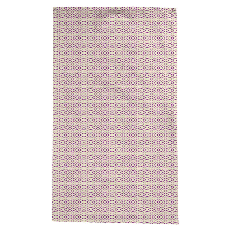 Nappe arrow losanges Leffel, Mauve