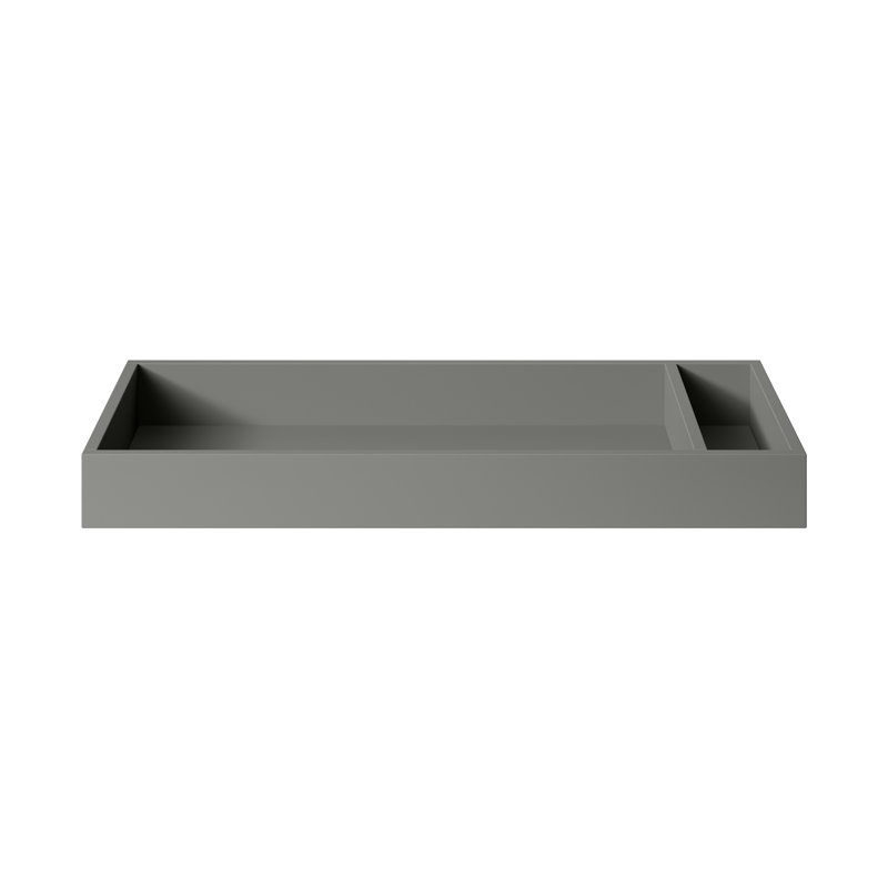 Milk Street Baby Branch Changer Tray (Snow), Gray