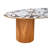 Tamara Marble Ceramic Oval Coffee Table