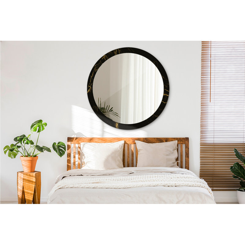 Huldar Glass Flat Wall Mirror