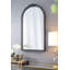 Cadre de miroir antique rose sculpté à la main 23 po x 42 po-1041567893-1041567895