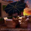 Parasol de marché lumineux 10 "Cayuga-86792637