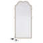 Miroir de plancher à DEL Evangeline