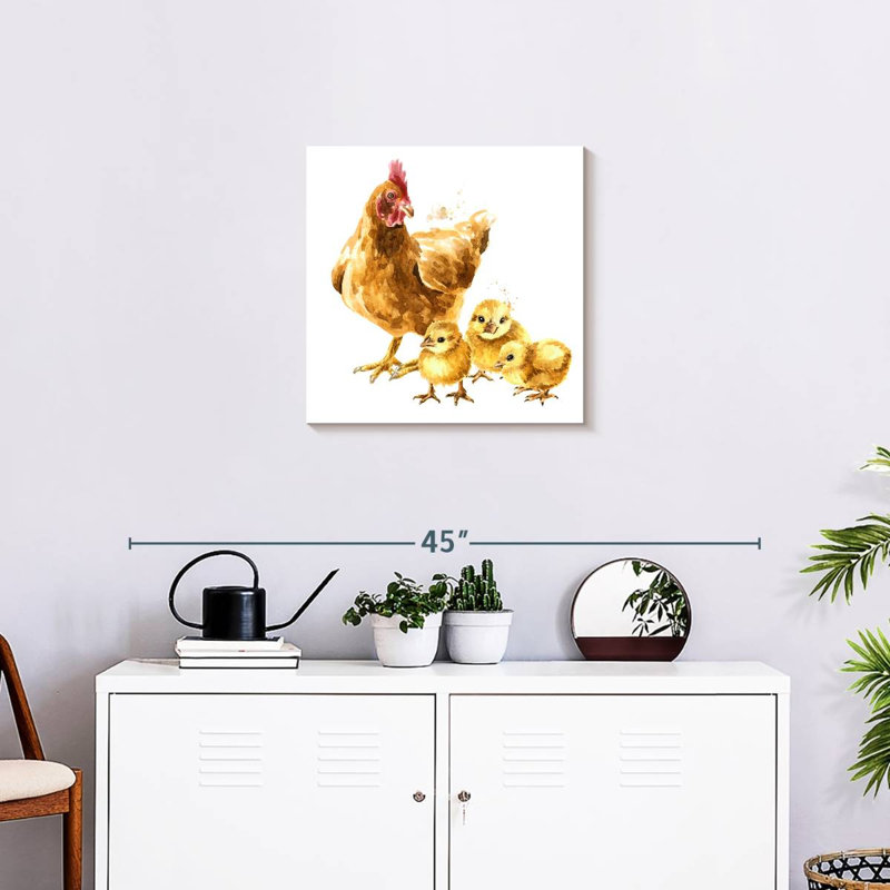 Brampt Hen And Chicks, 20" H x 20" W