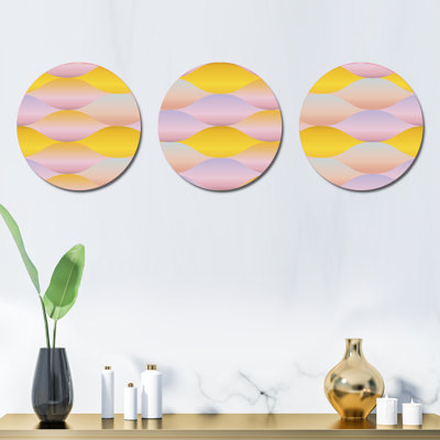 Abstract Wall Decor on Metal