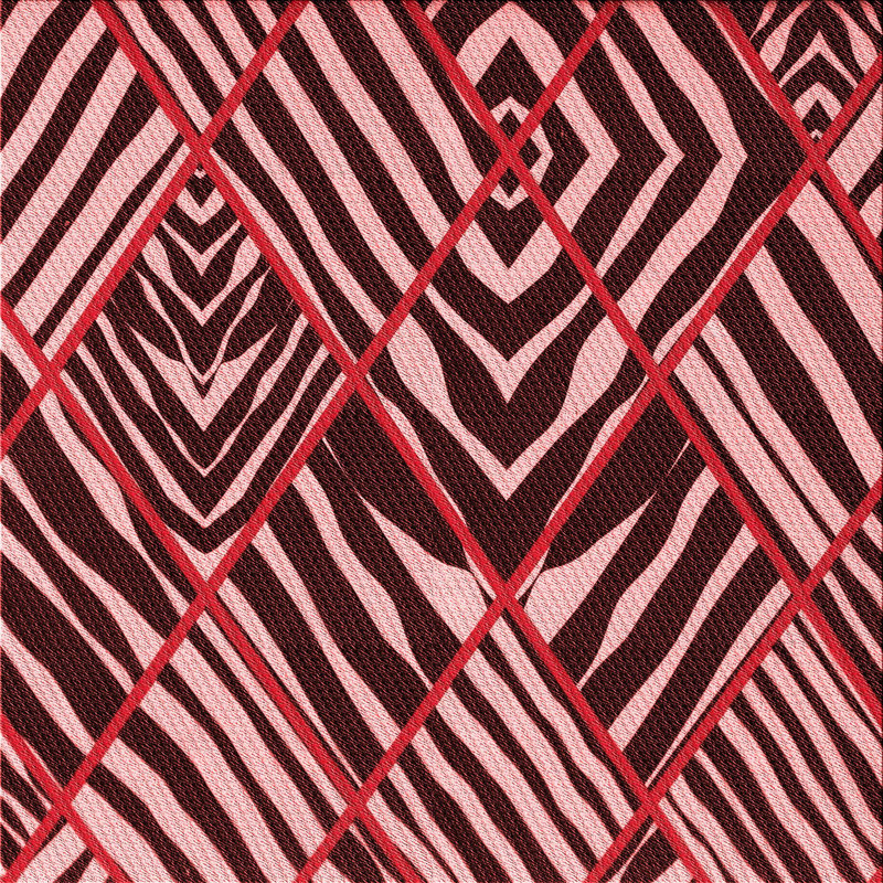 Striped Indoor Rug, Square 7'