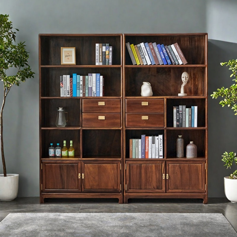 Classic solid wood furniture bookcase