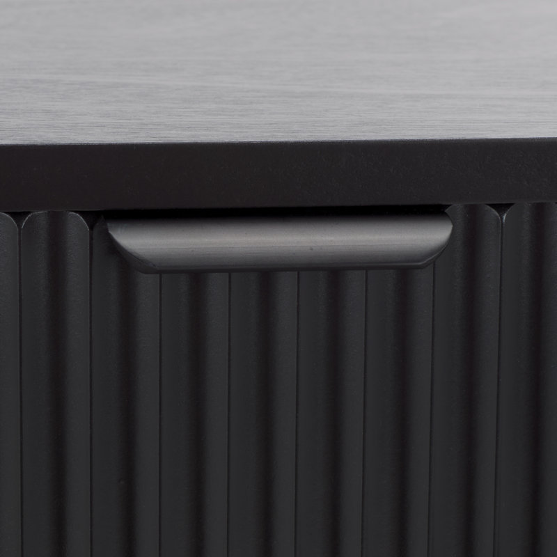 Thurston End Table, Matte Black