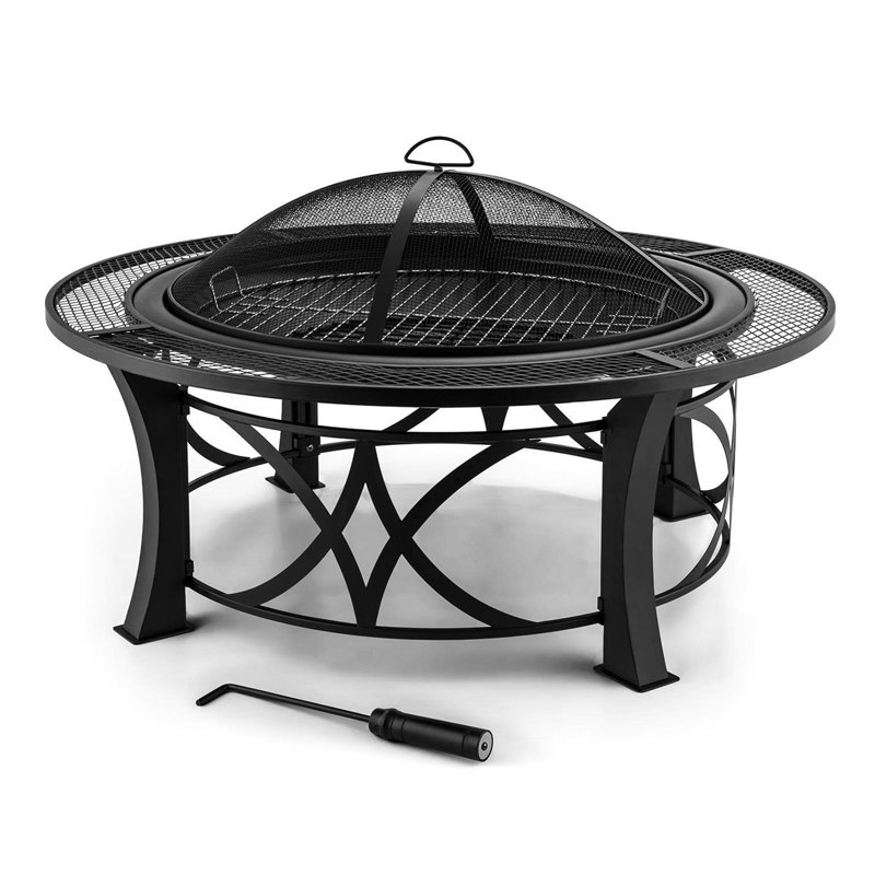 Round Steel Smokeless Fire Pit